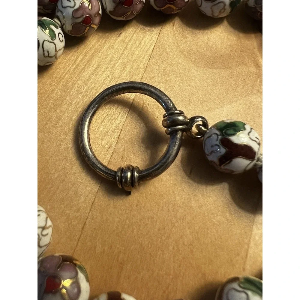theLoop Cloisonne Floral Eyeglass Holder Necklace 27